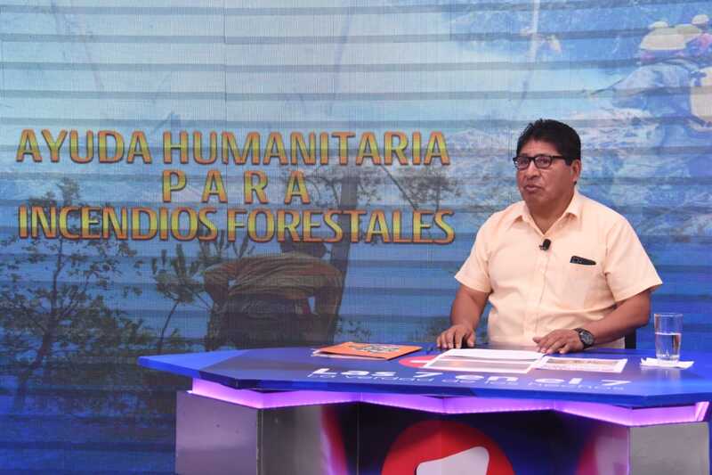 Calvimontes denuncia que 90% de incendios se originan en estancias ganaderas y critica inacción de gobernaciones de Beni y La Paz