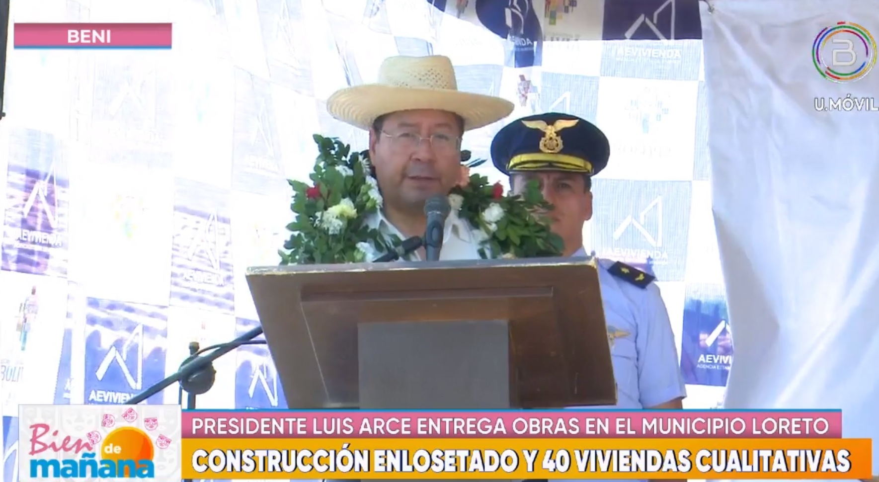 Presidente entrega proyectos de enlosetado y 40 viviendas en Loreto