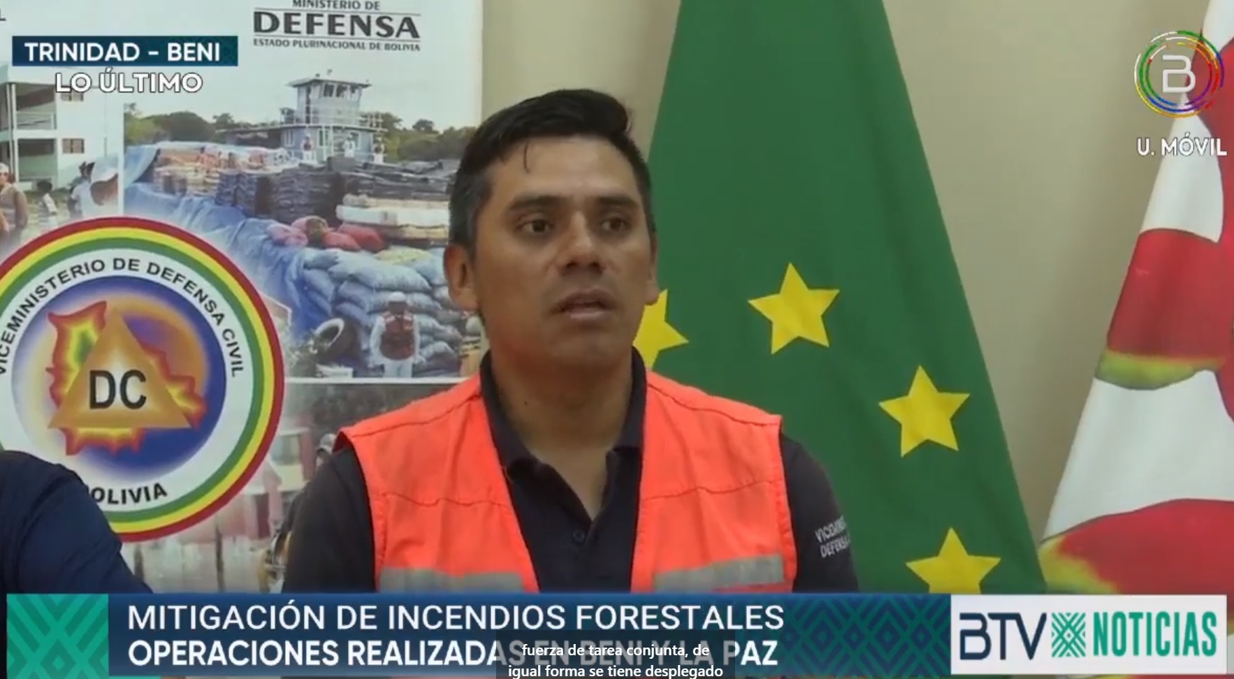 En Bolivia el 72% de los incendios son en pastizales y matorrales, el 28% en área boscosa