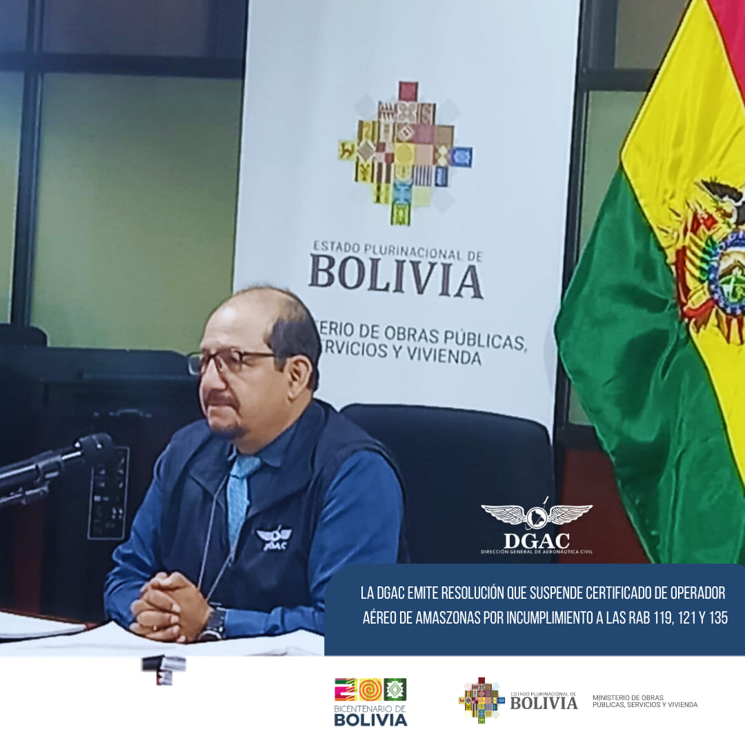 DGAC suspende el certificado de operador aéreo de Amaszonas porque no acreditó ni un avión