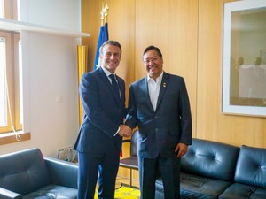 Presidente Macron envía un centenar de bomberos a Bolivia para ayudar a combatir incendios