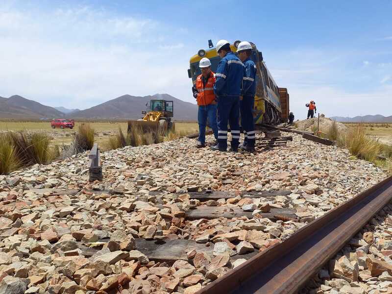 Ferroviaria Andina denuncia el robo de rieles en la vía Oruro – Uyuni