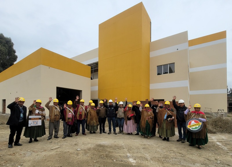 Construcción del edificio de Ibmetro tiene avance superior al 53%, sectores sociales inspeccionaron la obra