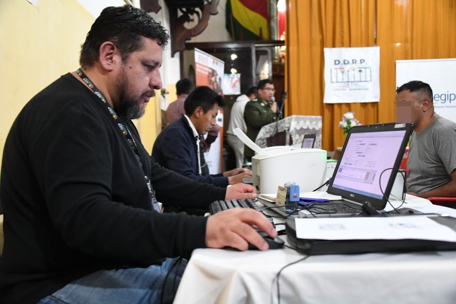 Activan campaña de cedulación gratuita para reclusos de la cárcel de San Pedro de La Paz