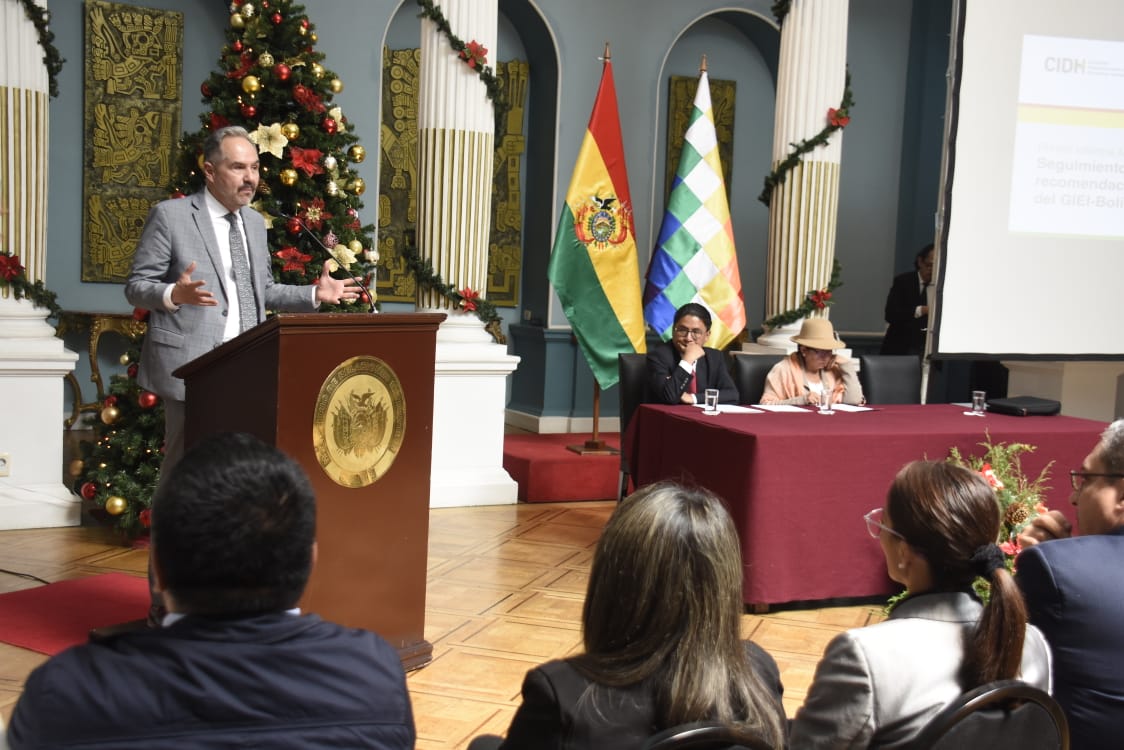 CIDH valora compromiso, avances y acciones emprendidas por el Estado boliviano para cumplir recomendaciones del GIEI