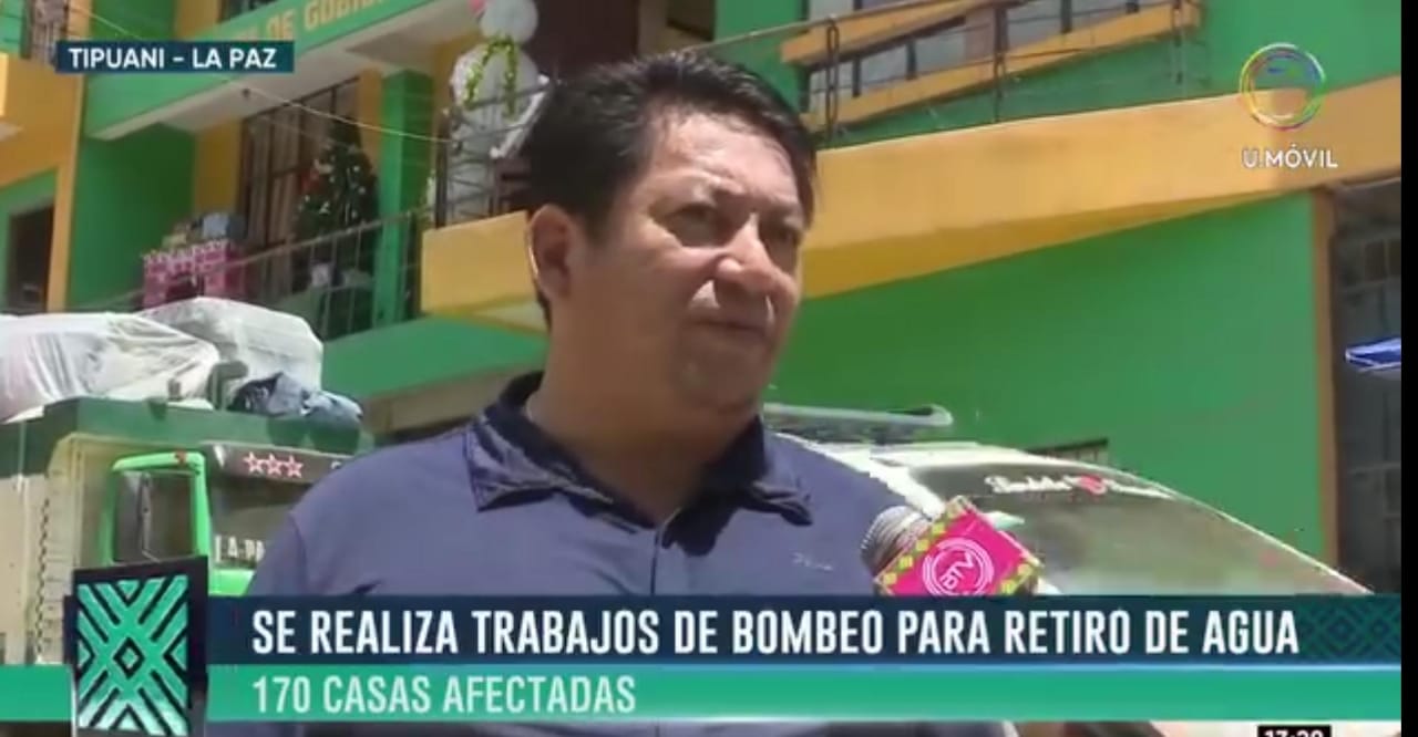 Reportan alrededor de 400 familias afectadas por la inundación en Tipuani