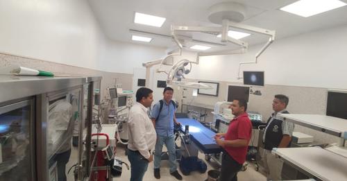 Bancada legislativa de Pando supervisa avances del proceso de puesta en marcha del hospital Messuti