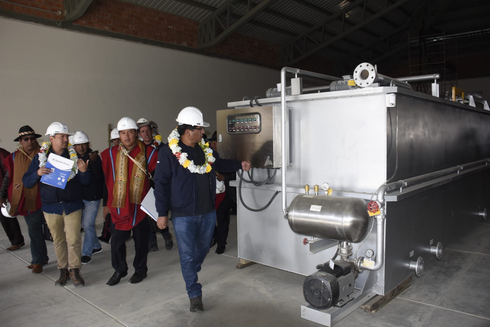 Ampliación de la Planta procesadora de lácteos en Achacachi llega al 67% de avance