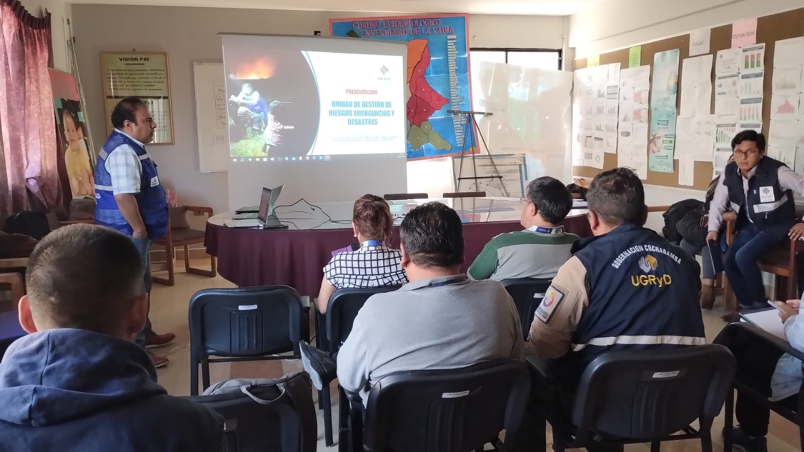 Salud y Sedes Cochabamba fortalecen cinco acciones del sistema de alerta temprana ante inundaciones