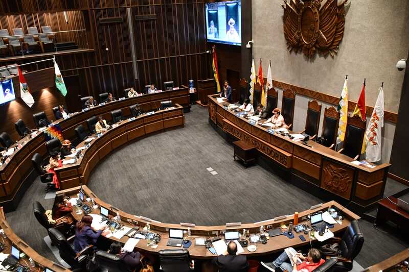 Comunarios de Calacoto exigen al Senado aprobar créditos de electrificación rural