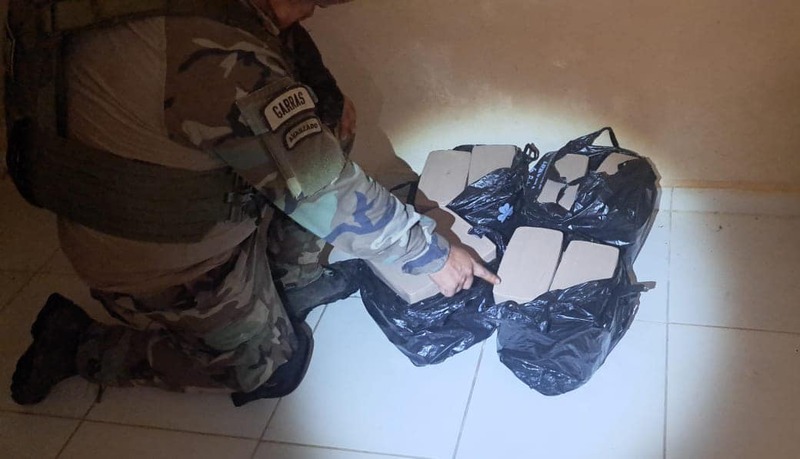 En comunidad cruceña de San Germán incautan más de 40 kilos de droga y un inmueble