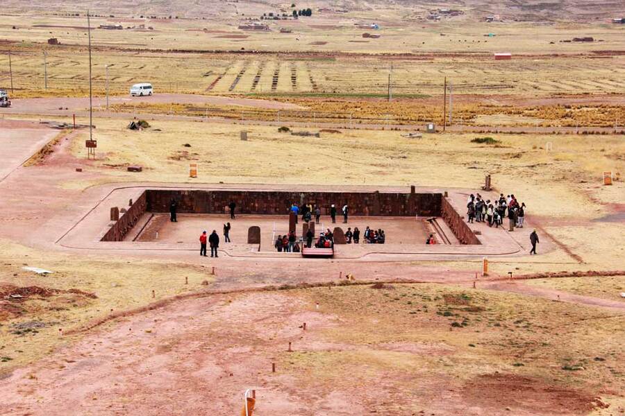 Disponen ingreso gratuito para los niños y sus padres al complejo arqueológico de Tiwanaku