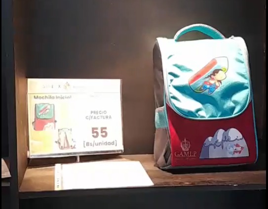 Más de 138.600 mochilas escolares confeccionadas por Senatex son respaldadas por Ibnorca