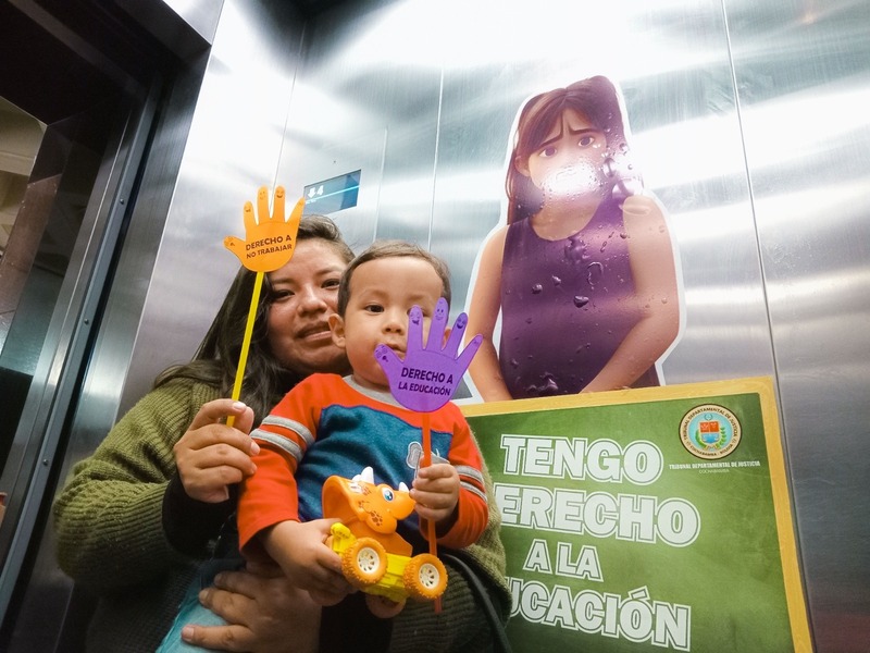 TDJ de Cochabamba activa campaña de sensibilización sobre los derechos de la infancia