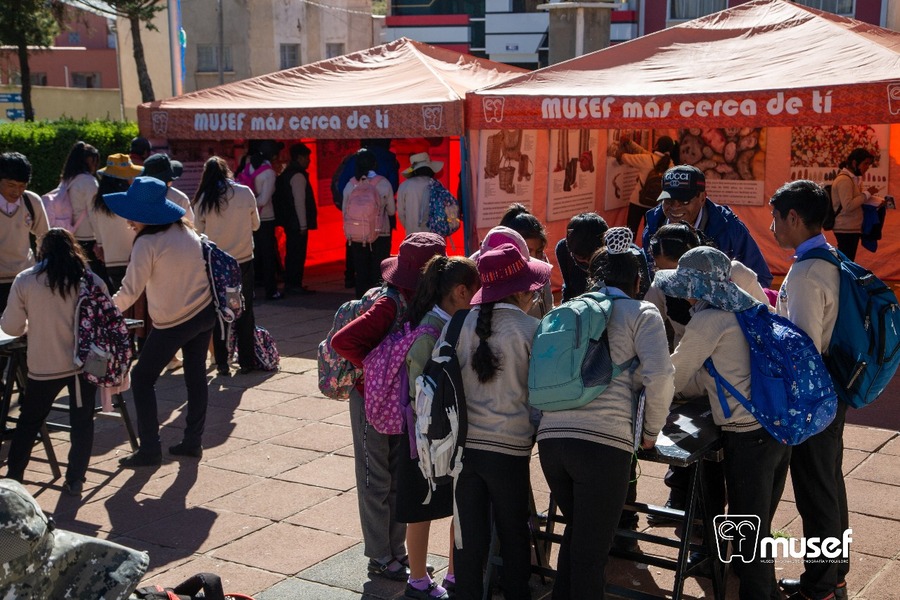 El Musef portátil "Más cerca de ti" llega a Taraco para enriquecer la experiencia cultural
