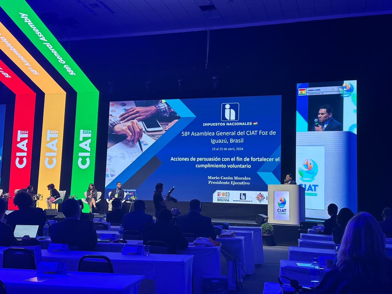 Impuestos destaca el avance en digitalización de servicios en asamblea del CIAT en Brasil