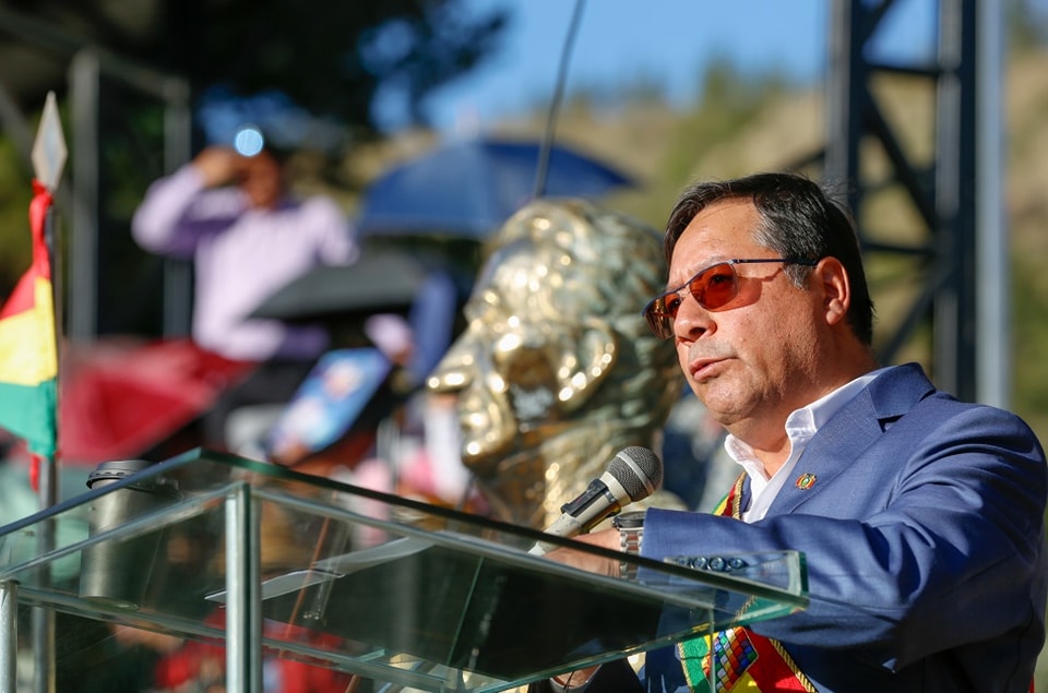 Arce advierte que el apoyo financiero de EEUU a Israel, Ucrania y Taiwán es “una amenaza a la paz mundial”