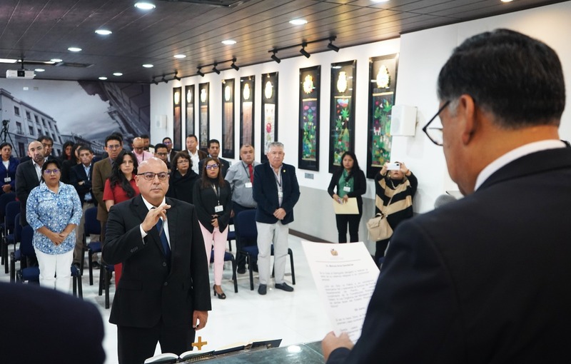 Posesionan a Marcos Arce como nuevo fiscal departamental de Pando