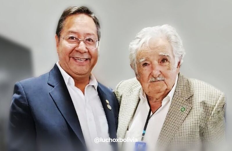 Presidente Arce expresa su solidaridad al expresidente Mujica tras conocerse que padece de cáncer