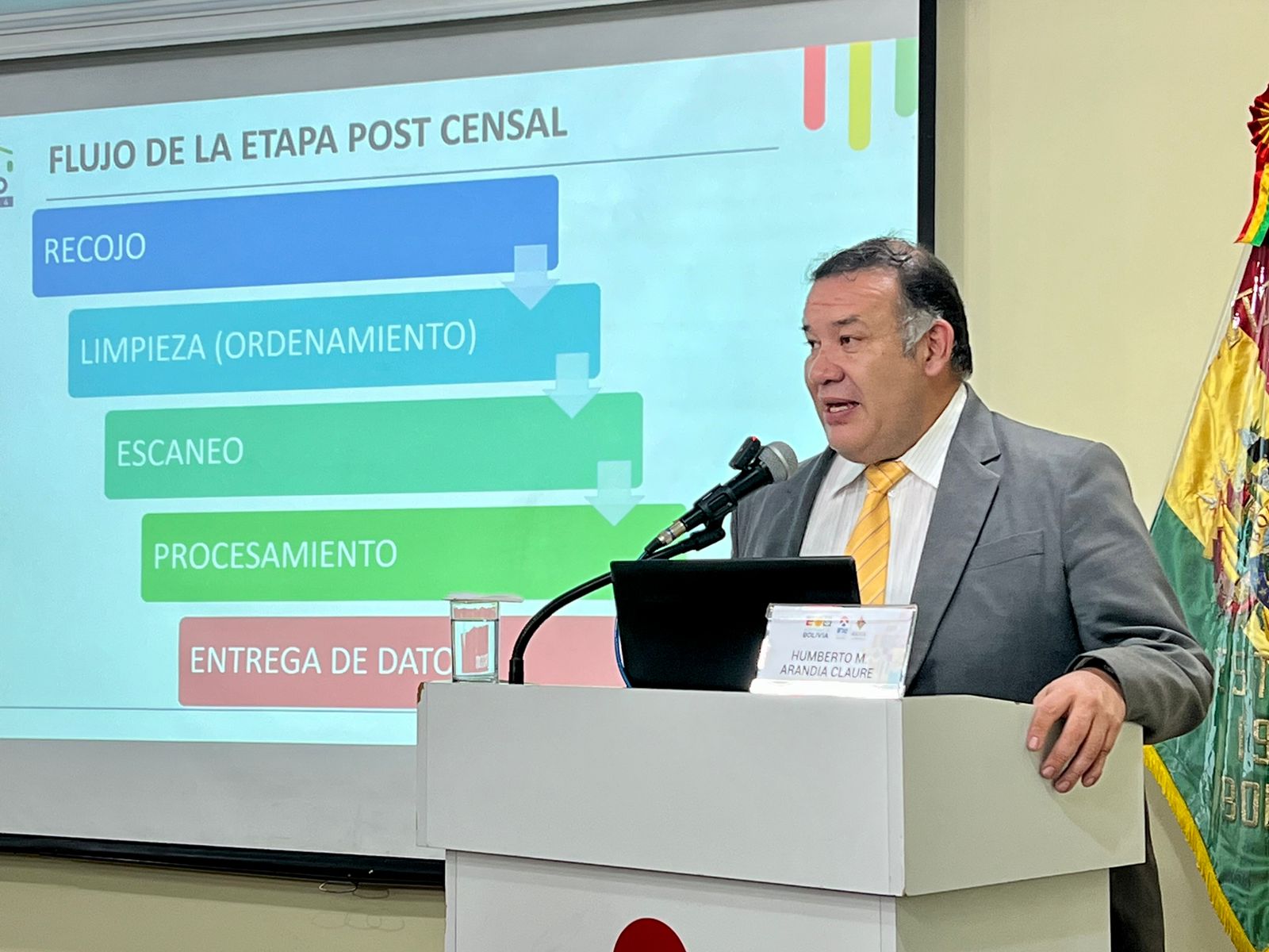 Etapa postcensal avanza, el INE validó el 20% de cajas censales y avanzó el 15% del procesamiento de datos 
