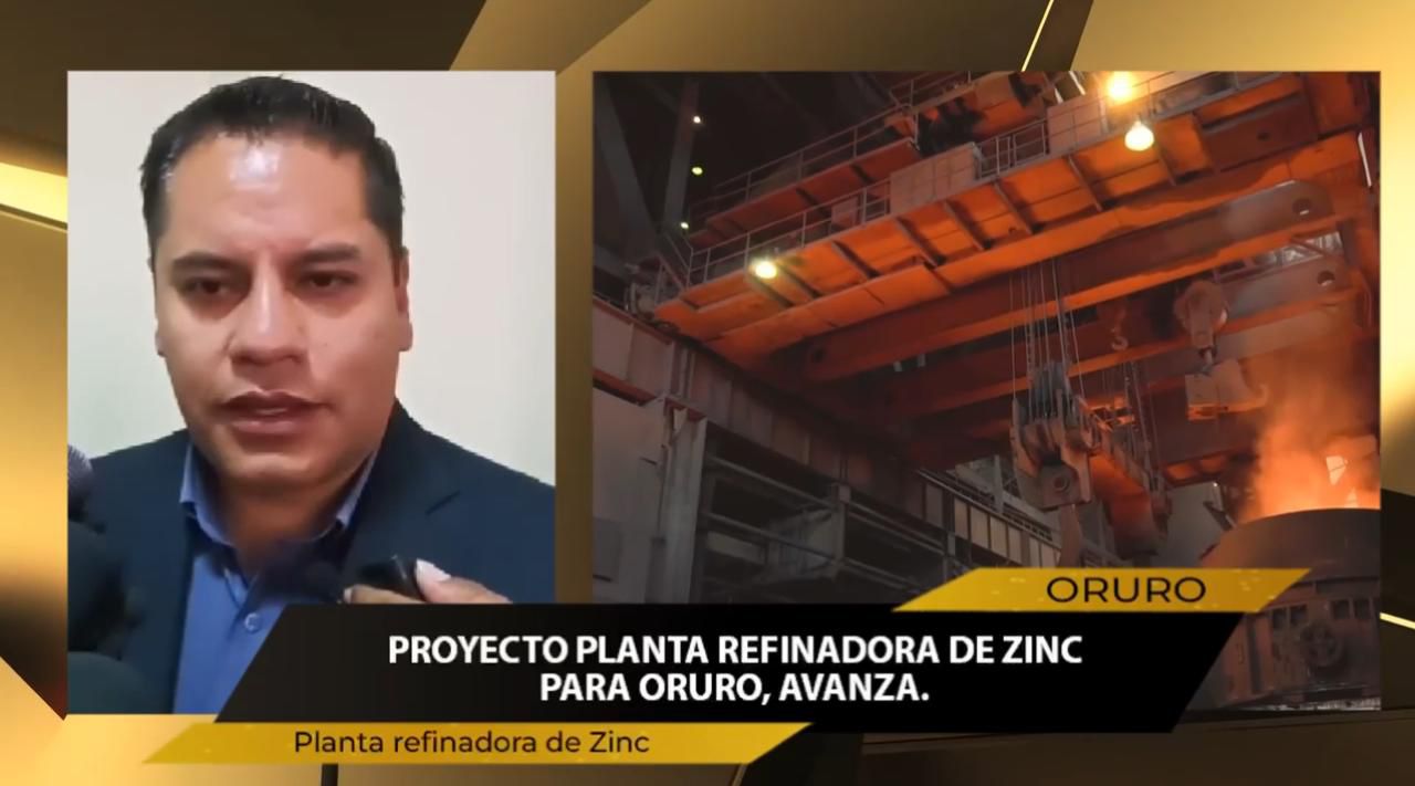 Alistan convenio que traza desembolsos del préstamo para financiar la Refinadora de zinc en Oruro