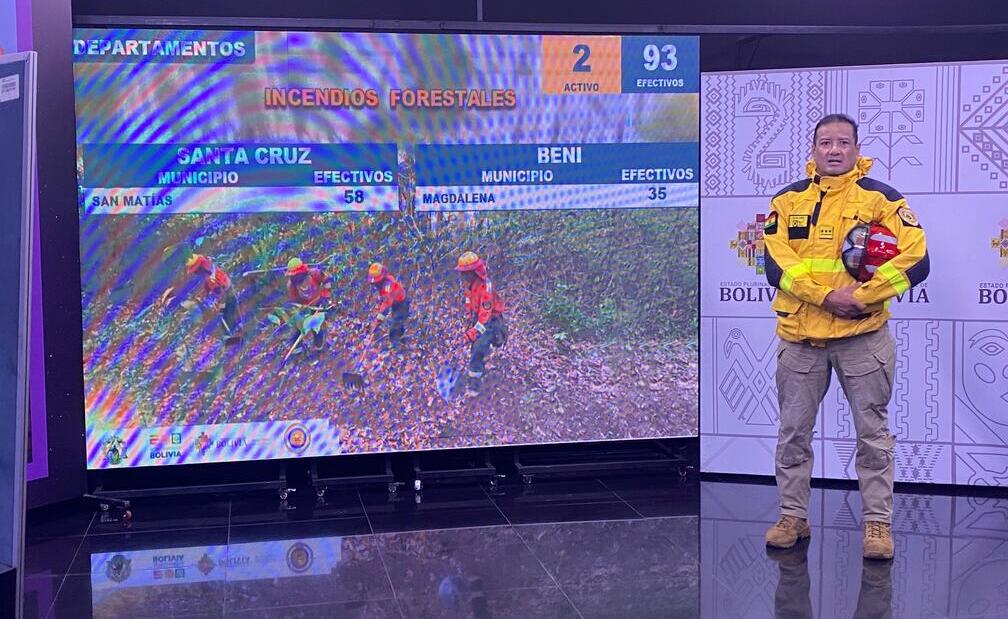 Sofocan siete incendios forestales en Santa Cruz, San Matías continúa concentrando quemas de magnitud