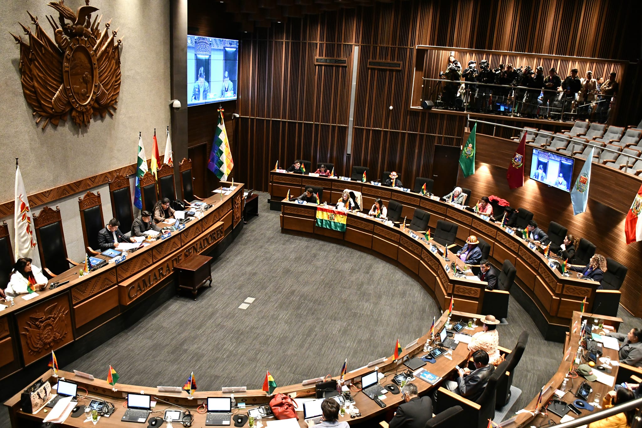 Acorralados, “evistas” sabotean sesión del Senado y aplazan tratamiento de proyecto de ley que suspende primarias