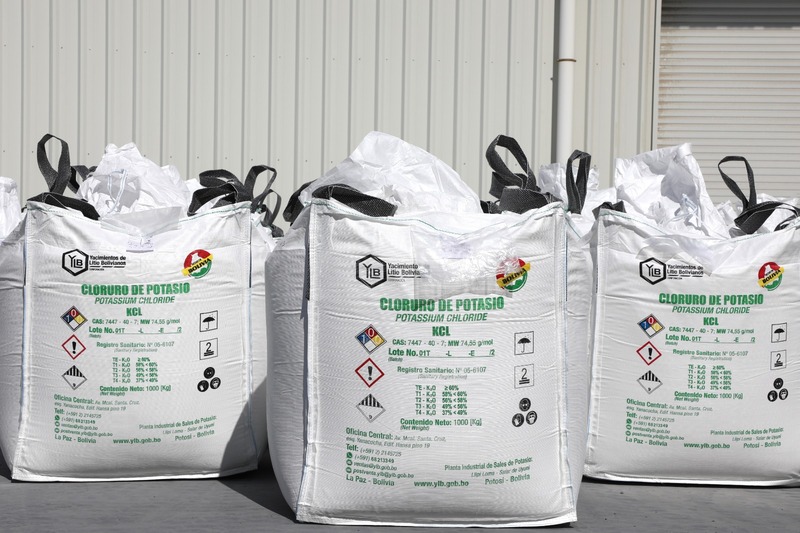 Ventas estatales de cloruro de potasio suben en 20% y llegan a Bs 74,7 millones en siete meses