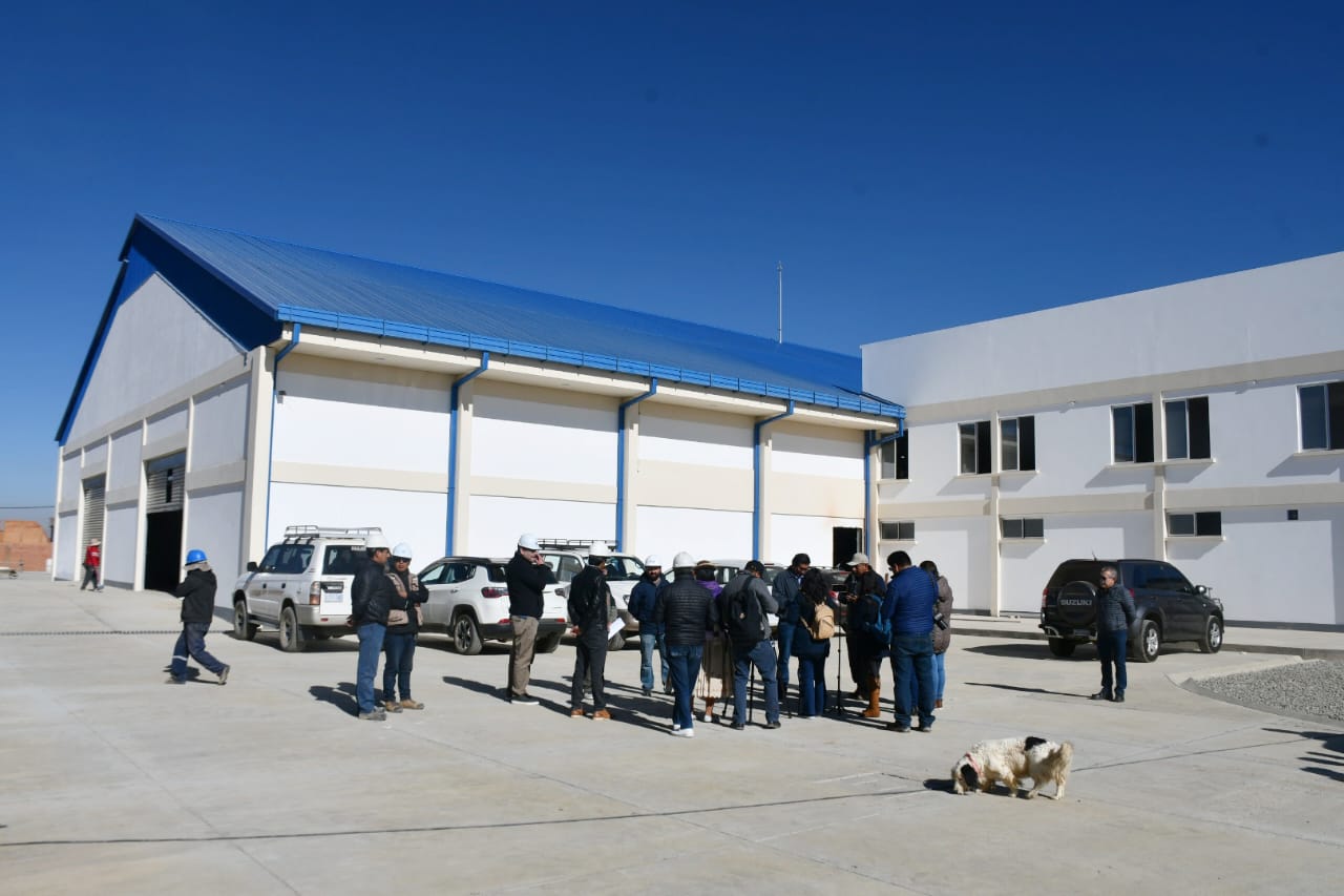 Construcción de la industria de cereales y almendra en Viacha llega al 90% de avance, iniciará operaciones en septiembre