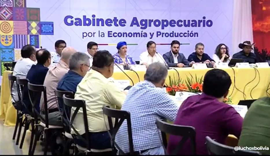 Instalan el Gabinete Agropecuario con la CAO y Confeagro en Santa Cruz
