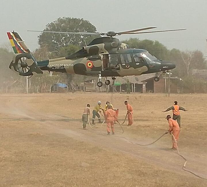 Sofocan incendio en Pando, persisten cinco incendios en Santa Cruz y Beni