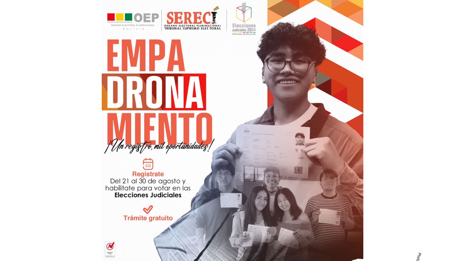 En La Paz y El Alto habilitan 21 puntos de empadronamiento para nuevos votantes, conozca los lugares 