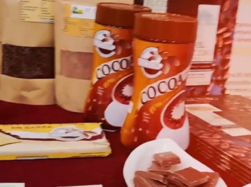 Cerca de 1.000 kilos de cacao y cocoa en polvo del Ceibo serán exportados a Chile