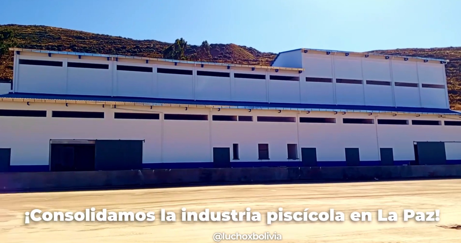 Construcción de la Planta Industrial Piscícola en el lago Titicaca llega al 91%