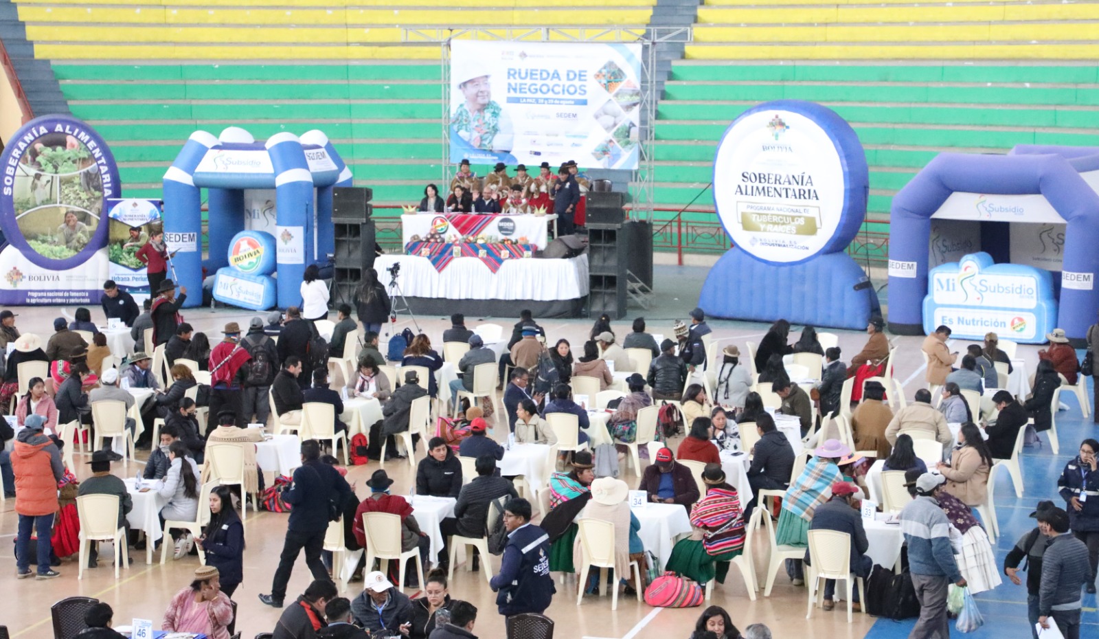 Rueda de negocios para el subsidio prenatal y de lactancia logra Bs 61.4 millones en intenciones de negocios