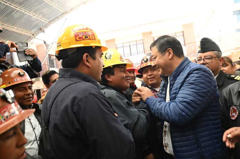 Arce asegura que se vive un momento histórico que nos convoca a defender la democracia intercultural