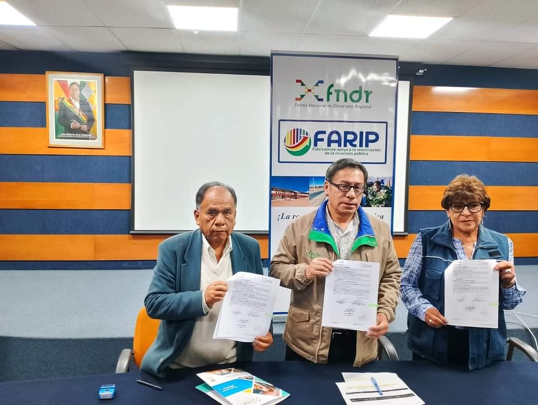 Invertirán Bs 9,7 millones en pavimento rígido de vía en Vinto