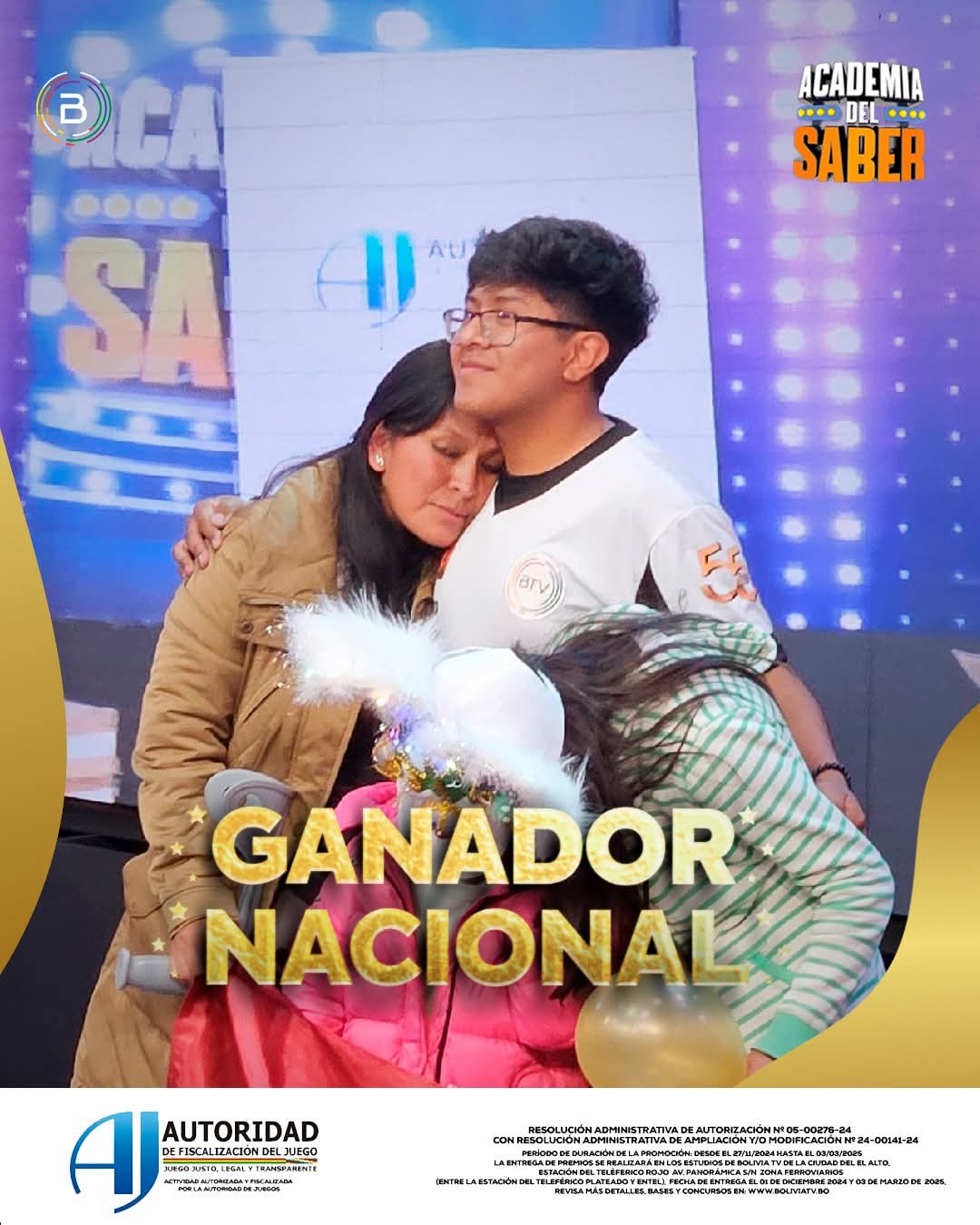 El orureño Víctor Solíz gana la segunda temporada de la “Academia del Saber”