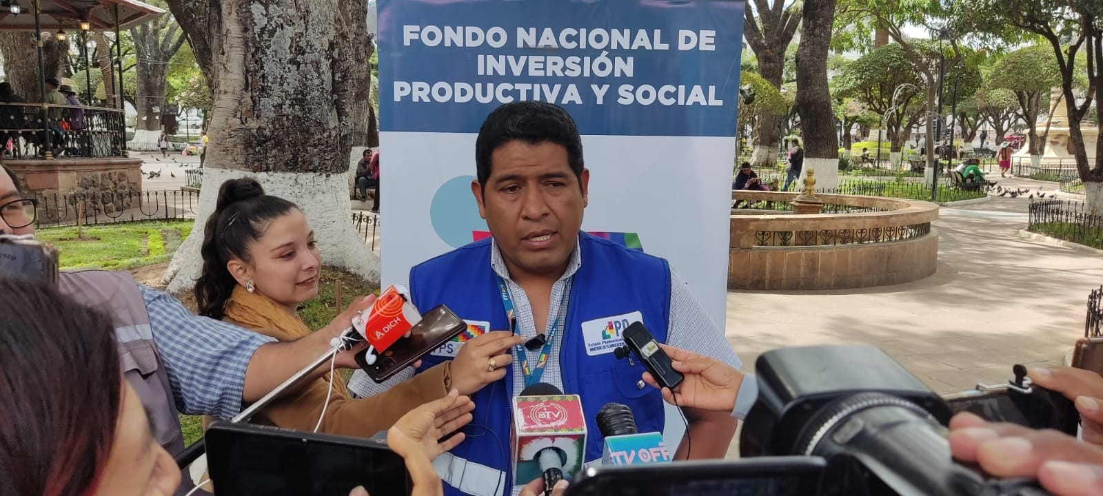 Gerente departamental del FPS Chuquisaca, Gonzalo Salazar