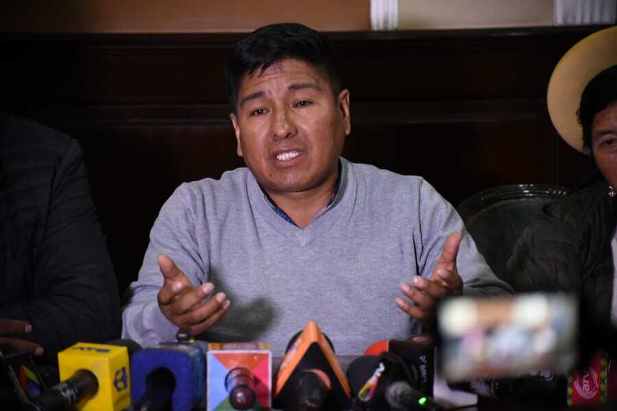 García descarta invitación a Andrónico Rodríguez como candidato del MAS - IPSP