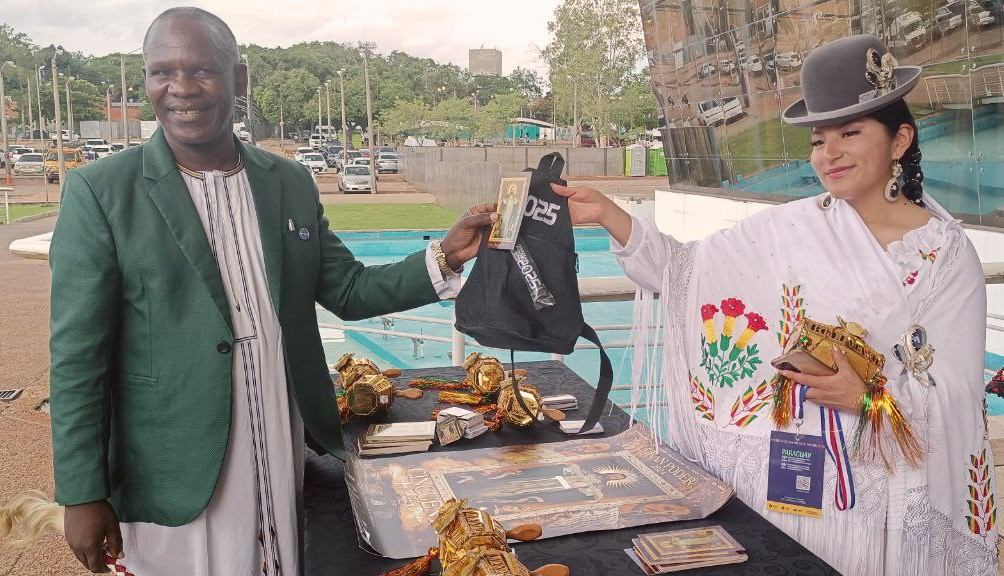 Foto: Presentación de la delegación boliviana en Asunción, Paraguay Foto: Ministerio de Culturas, Descolonización y Despatriarcalización
