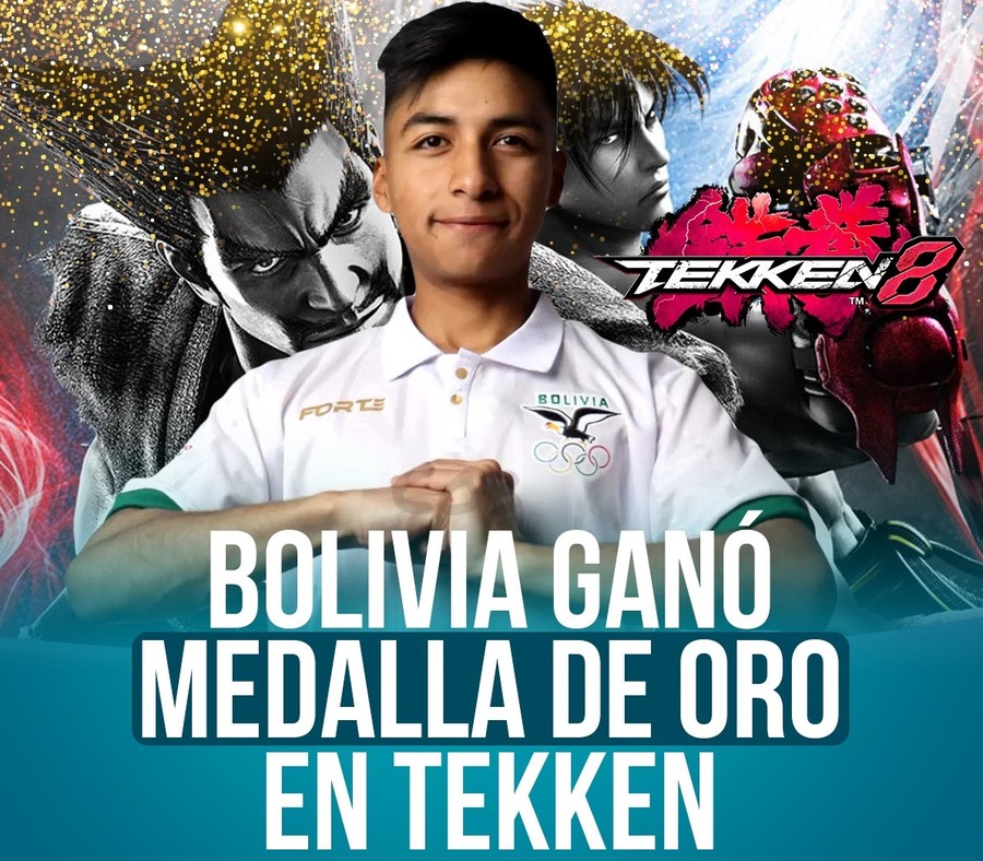 Edgar Pacheco gana la presea dorada en eSports-Tekken de los Juegos Bolivarianos en Perú