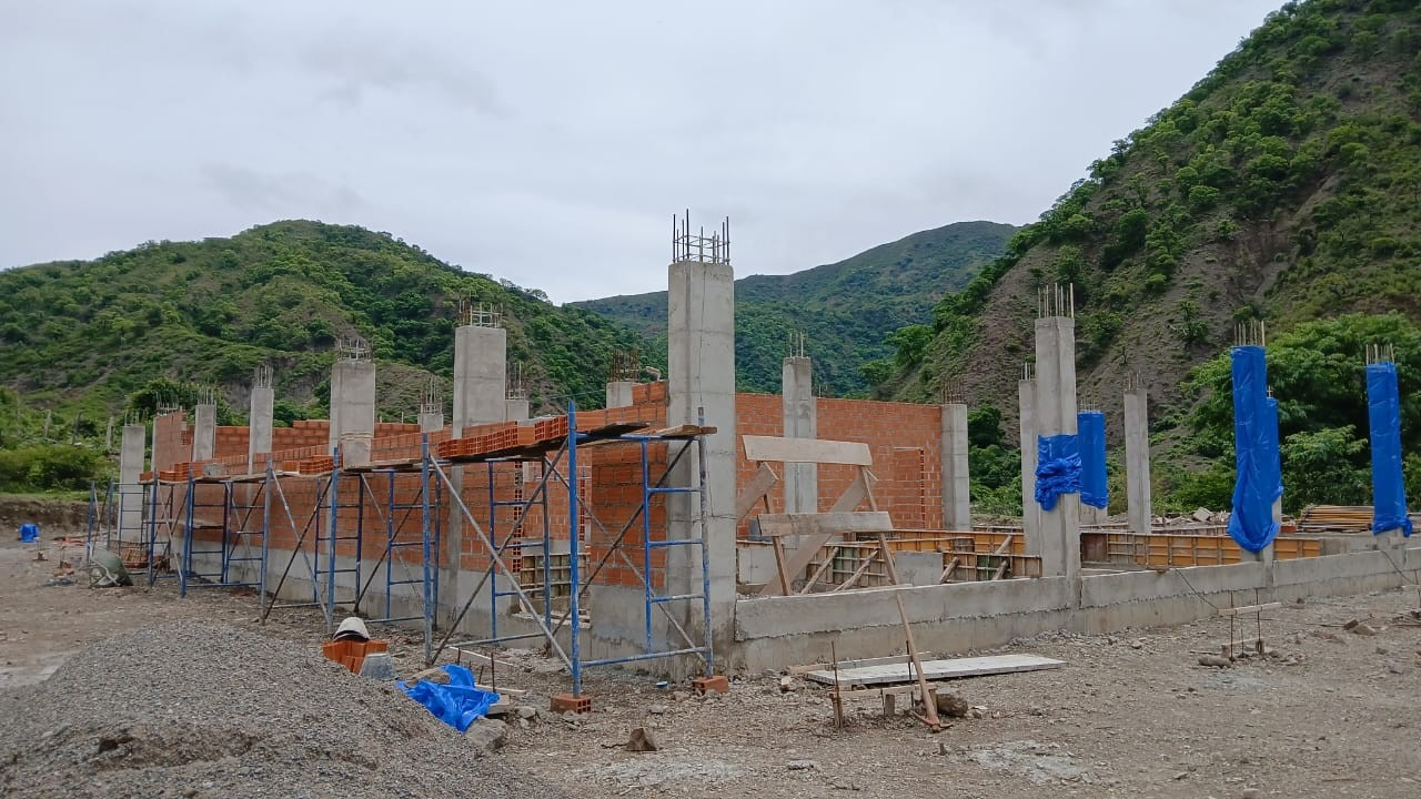 Planta procesadora de Miel - La Palca (Poroma) presenta un 15% de avance. Foto: RRSS FPS Chuquisaca