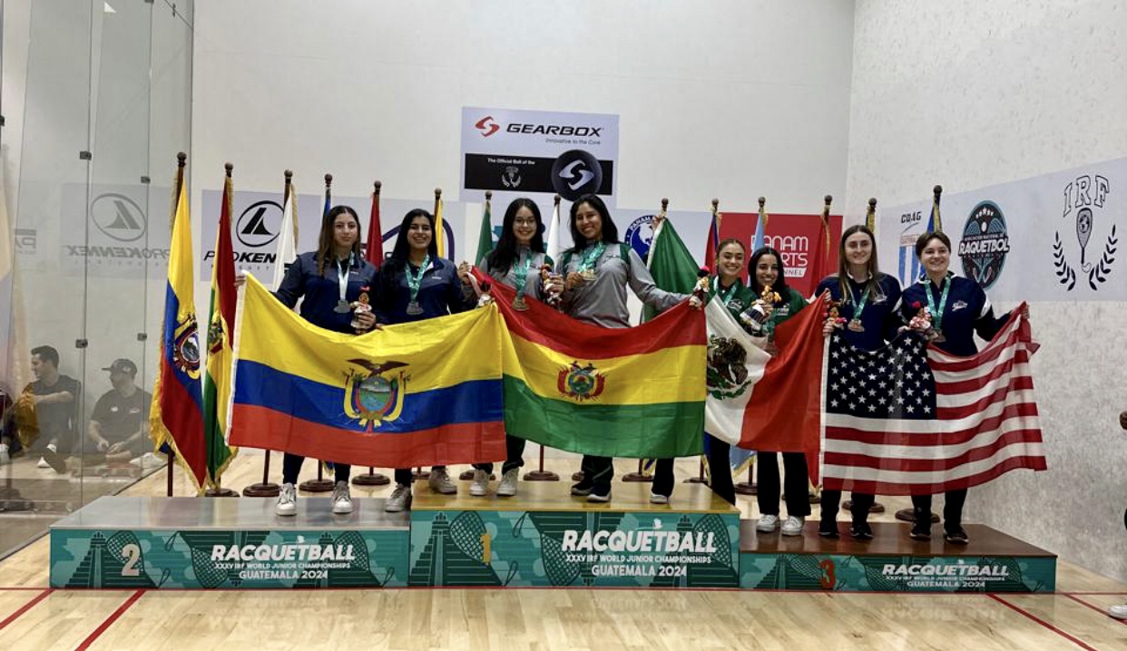 Bolivia se consagra subcampeón de ráquetbol en la Copa Mundo y campeón en la Copa Espíritu