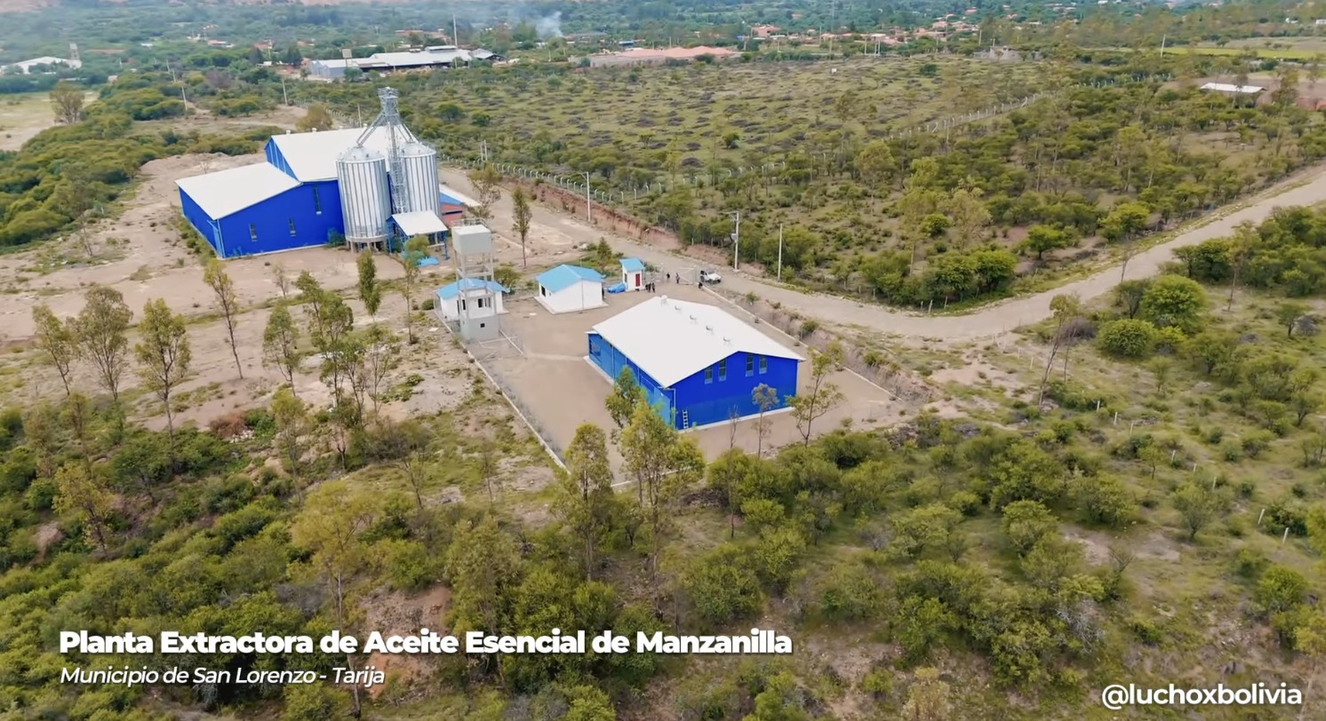 Construcción de Planta extractora de aceite de manzanilla en San Lorenzo llega al 100% de ejecución