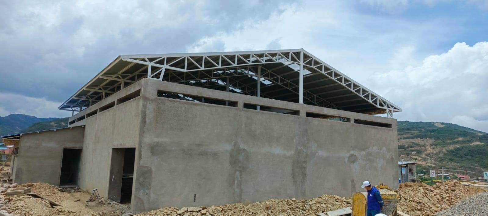 Planta agroindustrial de alimentos balanceados en el municipio El Villar, provincia Tomina - Chuquisaca. Foto: GAM El Villar