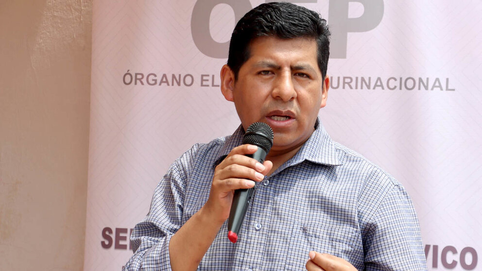 Vocal del Tribunal Supremo Electoral (TSE), Tahuichi Tahuichi Quispe. Foto: RRSS