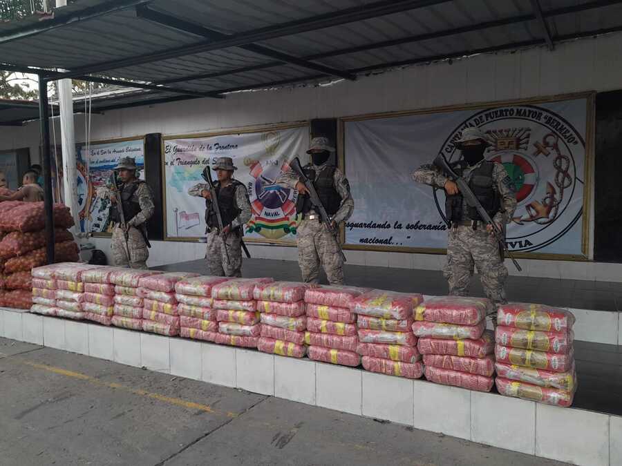 Afectan al contrabando en Bs 80.000 durante operativo en frontera con Argentina