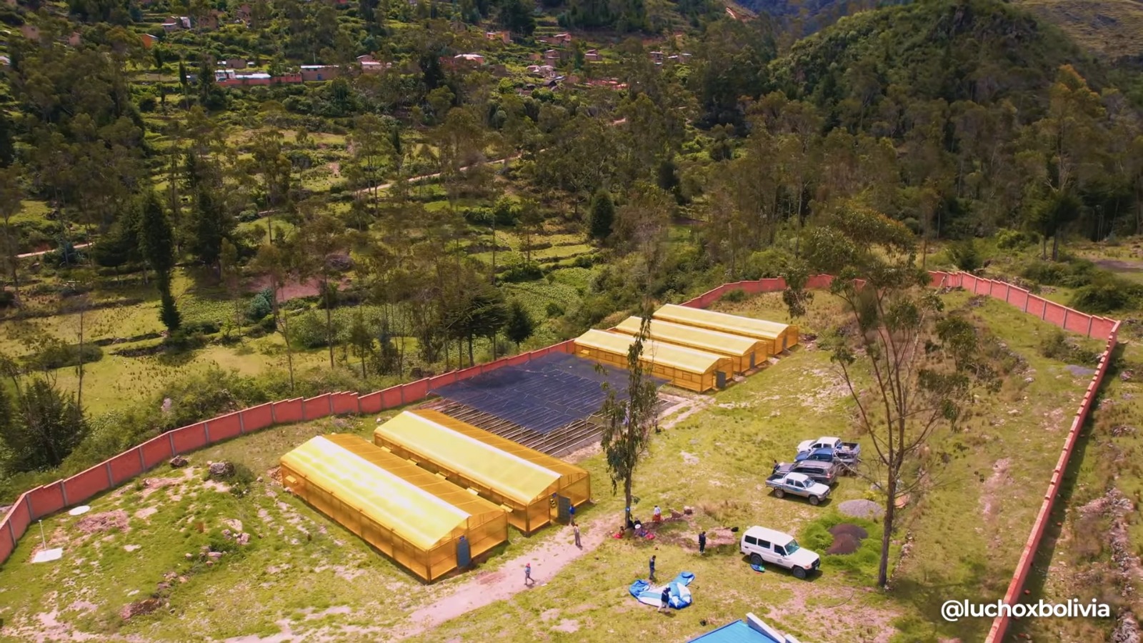 Complejo Frutícola en el municipio de Chuma, La Paz. Captura: RRSS Lucho Arce