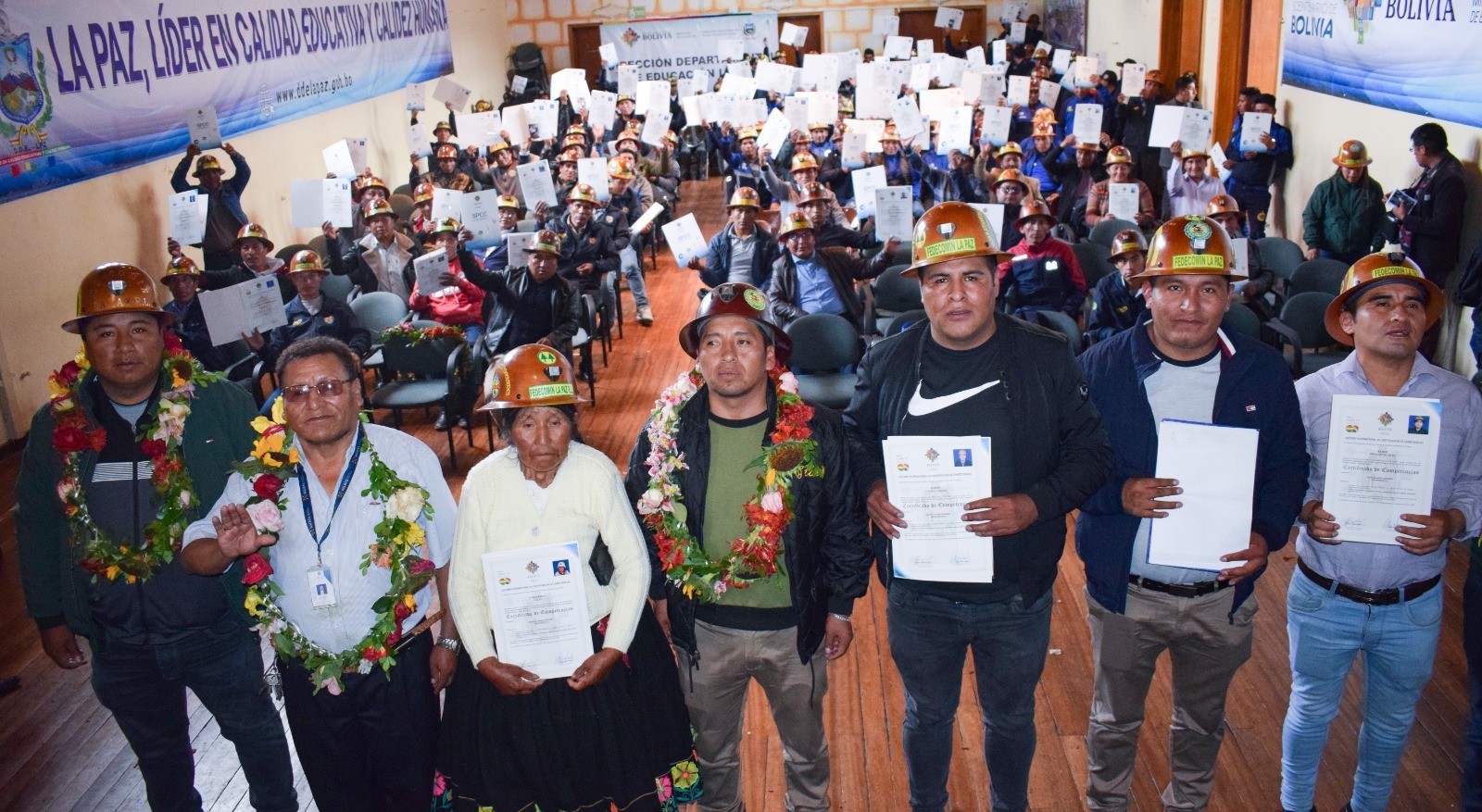 Certifican a más de 300 trabajadores mineros perforistas